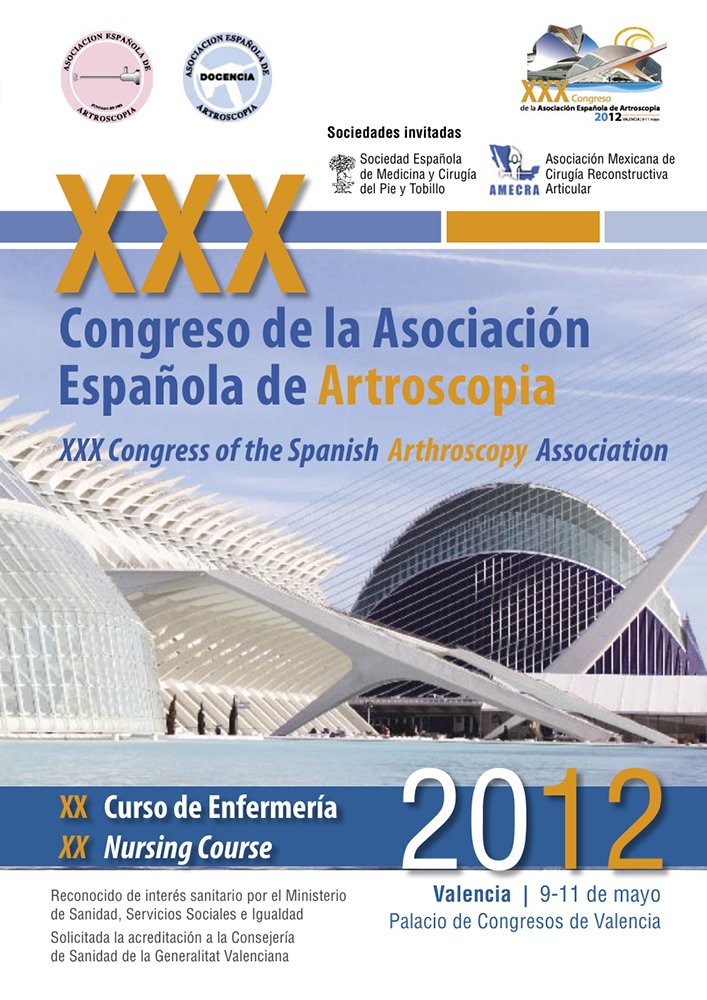  XXX Congreso de la Asociación Española de Artroscopia